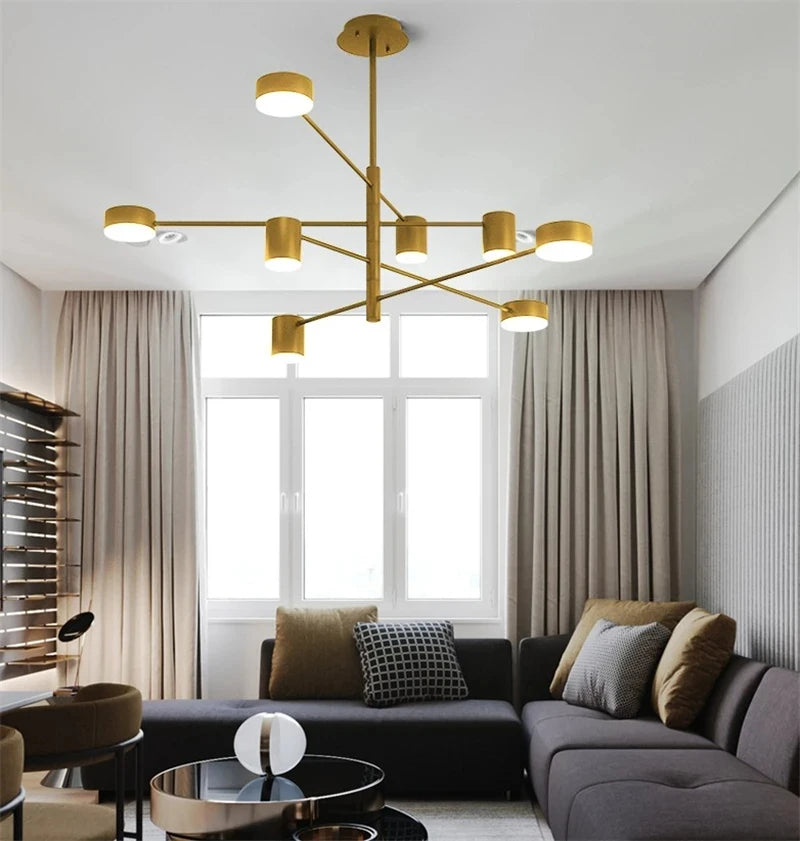 Linea Pivot Chandelier by PurelyhomeDeco
