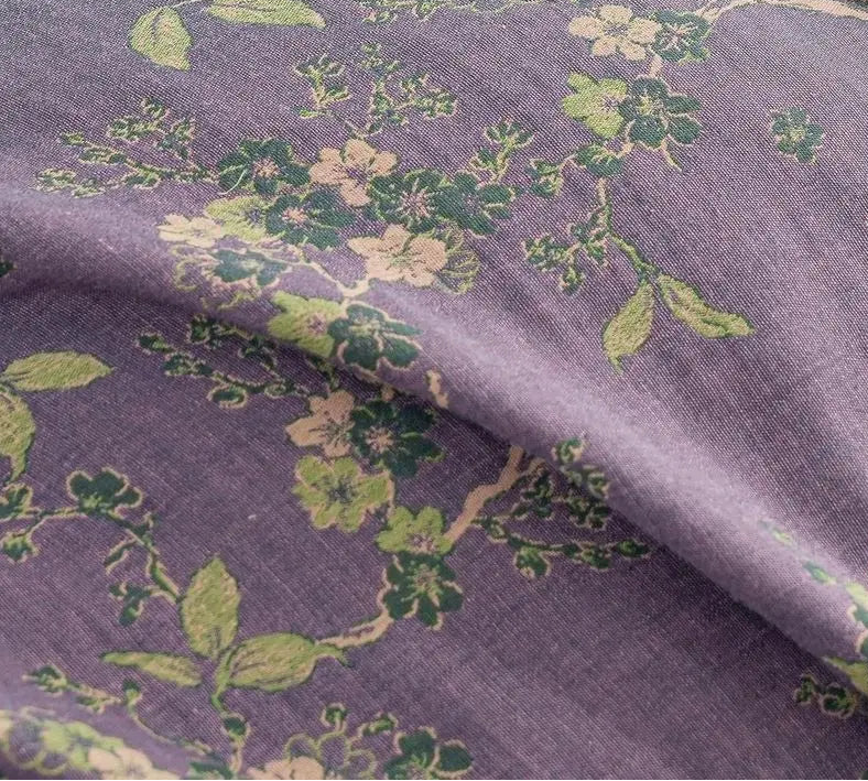 Violet Empress Jacquard Duvet Set by PurelyhomeDeco
