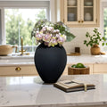 Steel Aura Vase by PurelyhomeDeco
