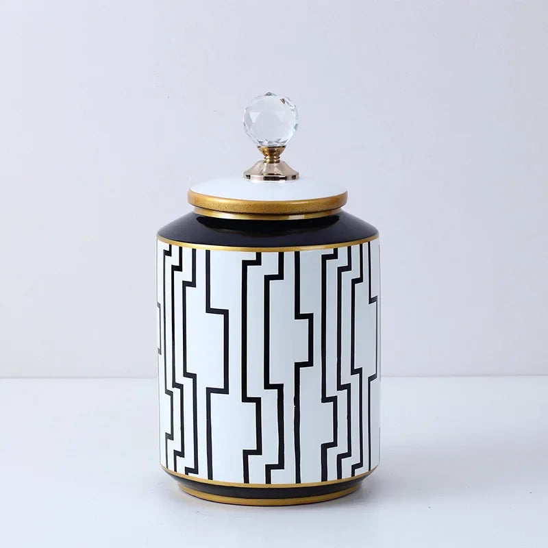 Regalis Checkmate Jar by PurelyhomeDeco
