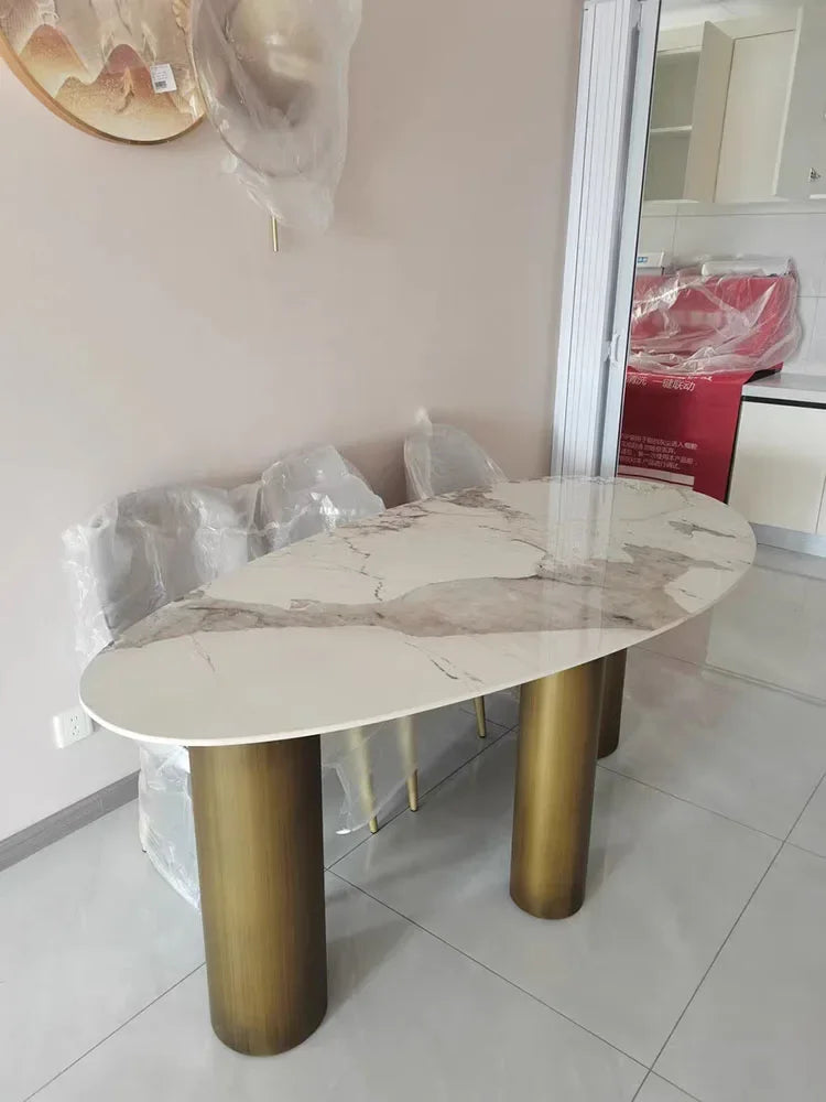 VELØR™ Mid-Century Luxury Dining Table by PurelyhomeDeco