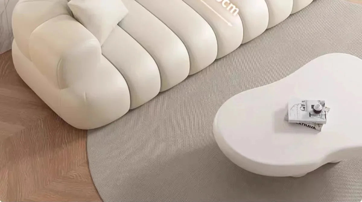 ARCELIA BLANC™ Velvet Cloud Couch | Deep Seat Designer Sofa by PurelyhomeDeco