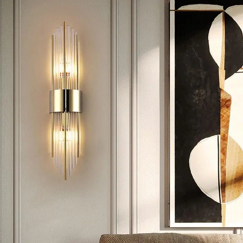 Radiant Axis Glass Sconce by PurelyhomeDeco