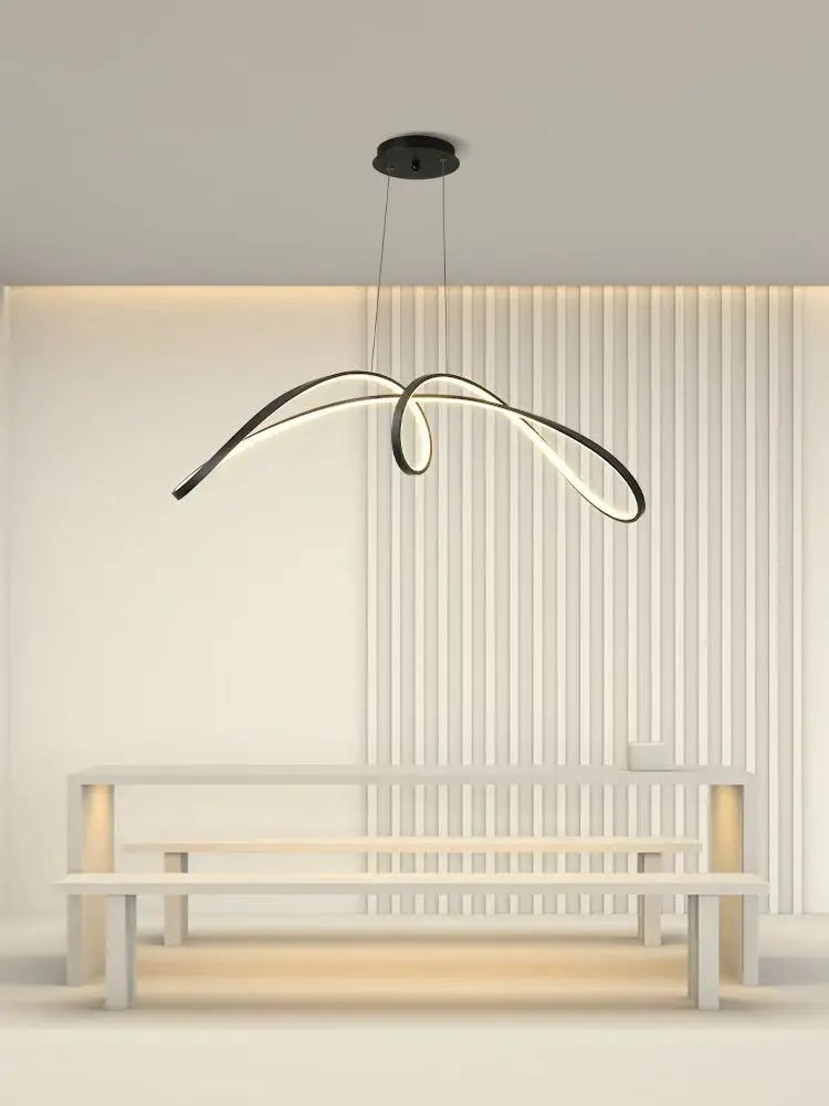 Élan Linea – Modern Minimalist LED Luxury Chandelier | Restaurant · Bedroom · Bar Lighting by PurelyhomeDeco