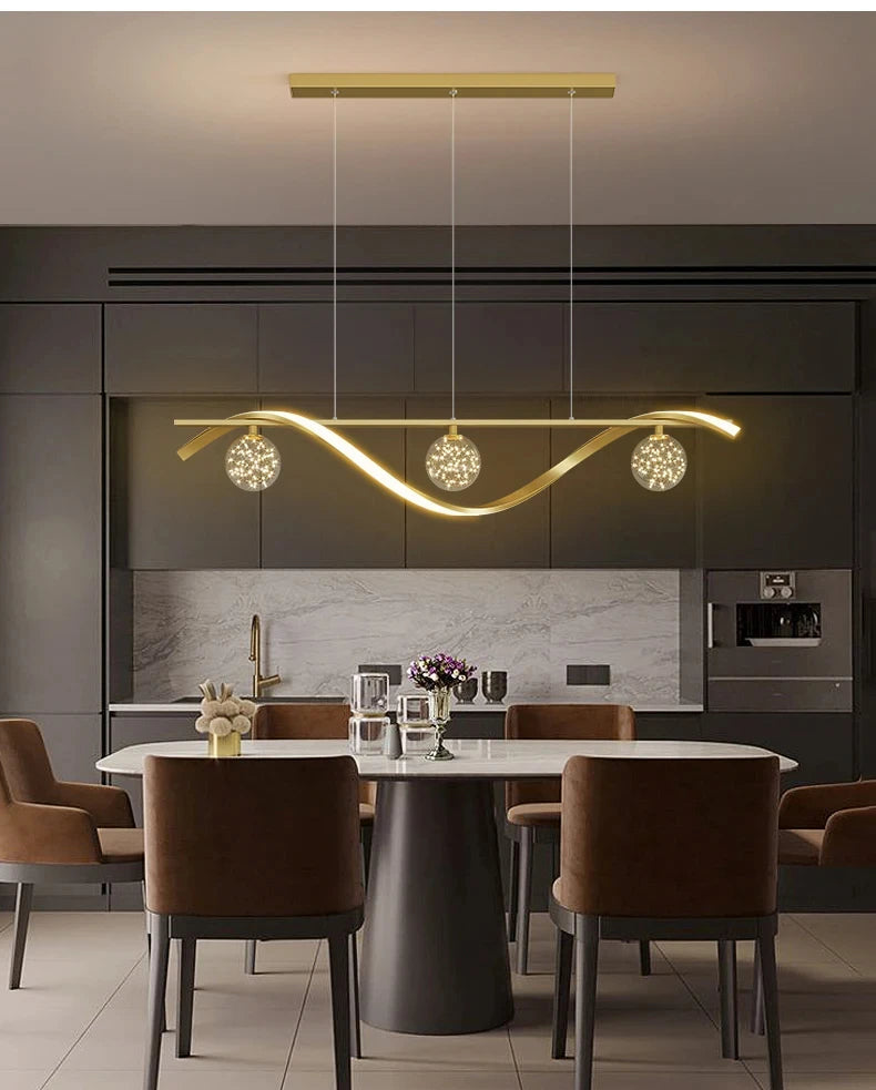 Pearl Drift Chandelier by PurelyhomeDeco