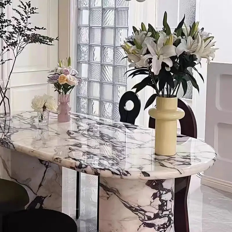 Monolith High-Hardness Stone Dining Table by PurelyhomeDeco