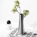 Silver Poise Vase by PurelyhomeDeco