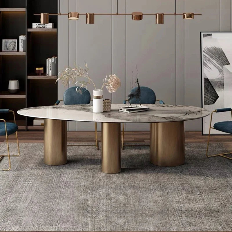 VELØR™ Mid-Century Luxury Dining Table by PurelyhomeDeco