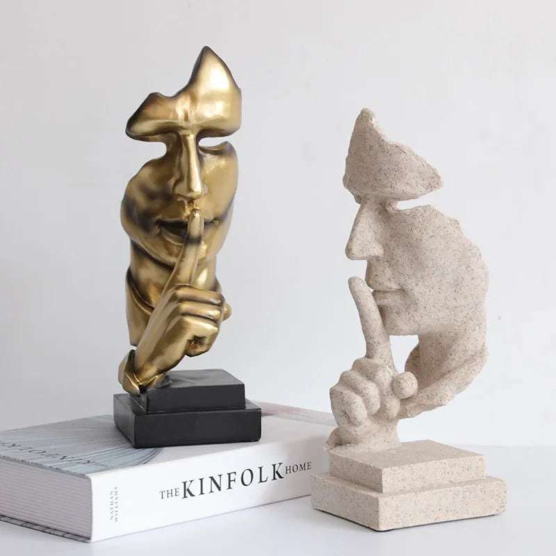 Echo of Silence Sculpture by PurelyhomeDeco