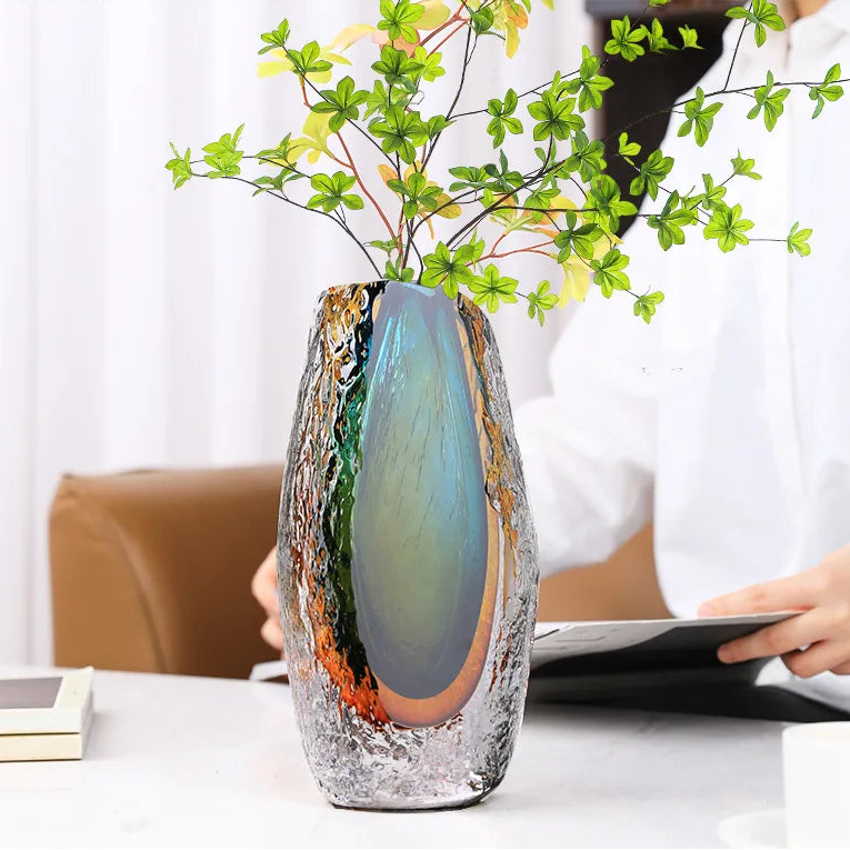Prism Fade Glass Vase by PurelyhomeDeco