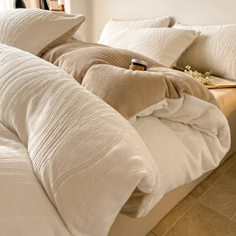 Noctavia Luxe Fleece Ensemble by PurelyhomeDeco