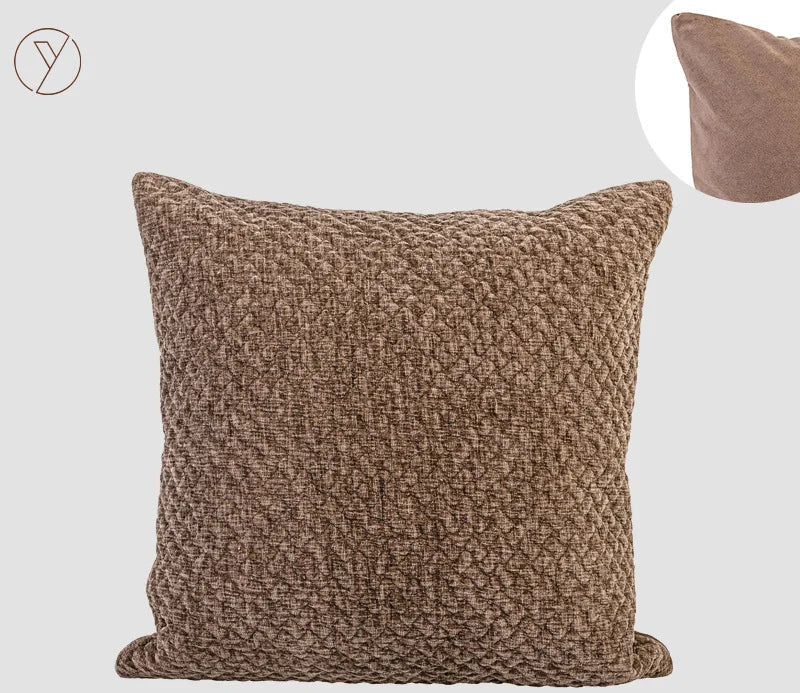 Quilta Chenille Pillow by PurelyhomeDeco