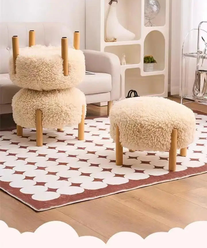 NEOFA™ Elegant Interior Stool | Soft Minimalist Repose-Pieds by PurelyhomeDeco