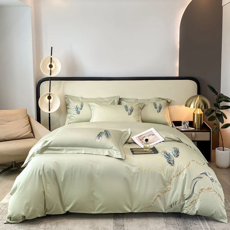 SOLÈNE Cotton Embroidery Series by PurelyhomeDeco