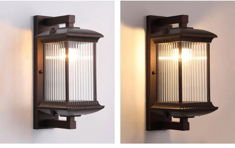 Aegis Outdoor Wall Lamp by PurelyhomeDeco
