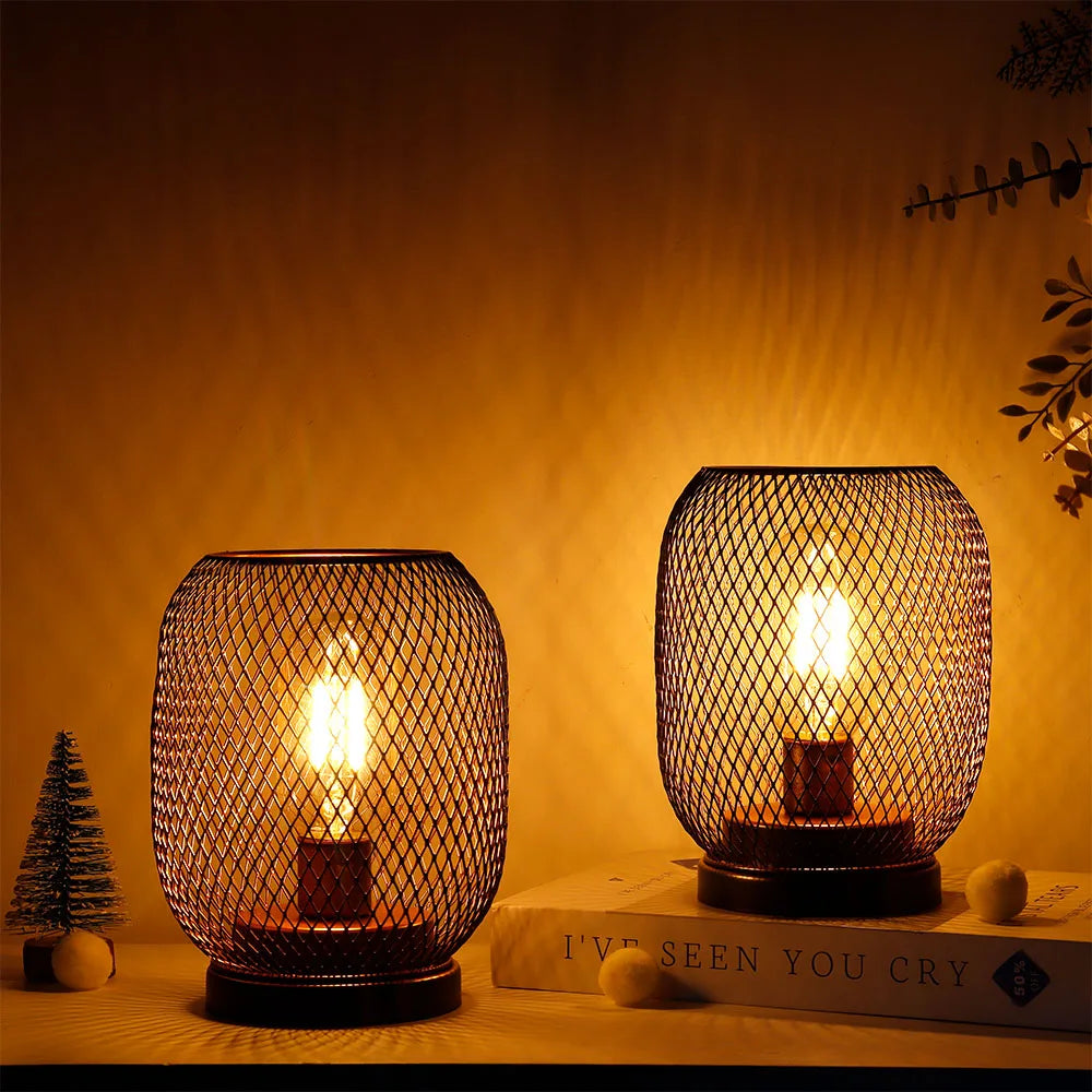 Golden Vow LED Lantern Set by PurelyhomeDeco