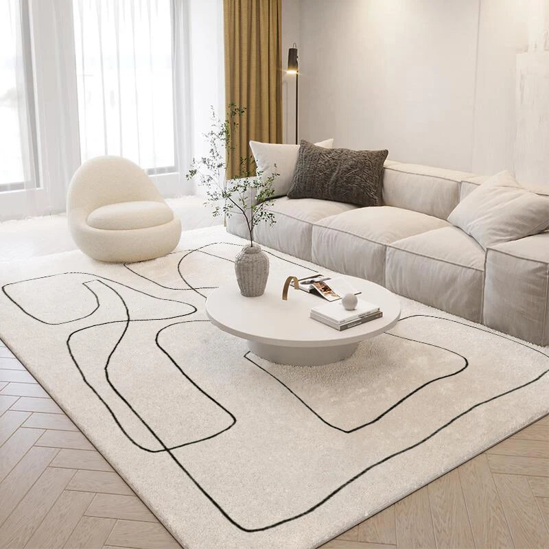 Linovara™ Abstract Plush Rug by PurelyhomeDeco