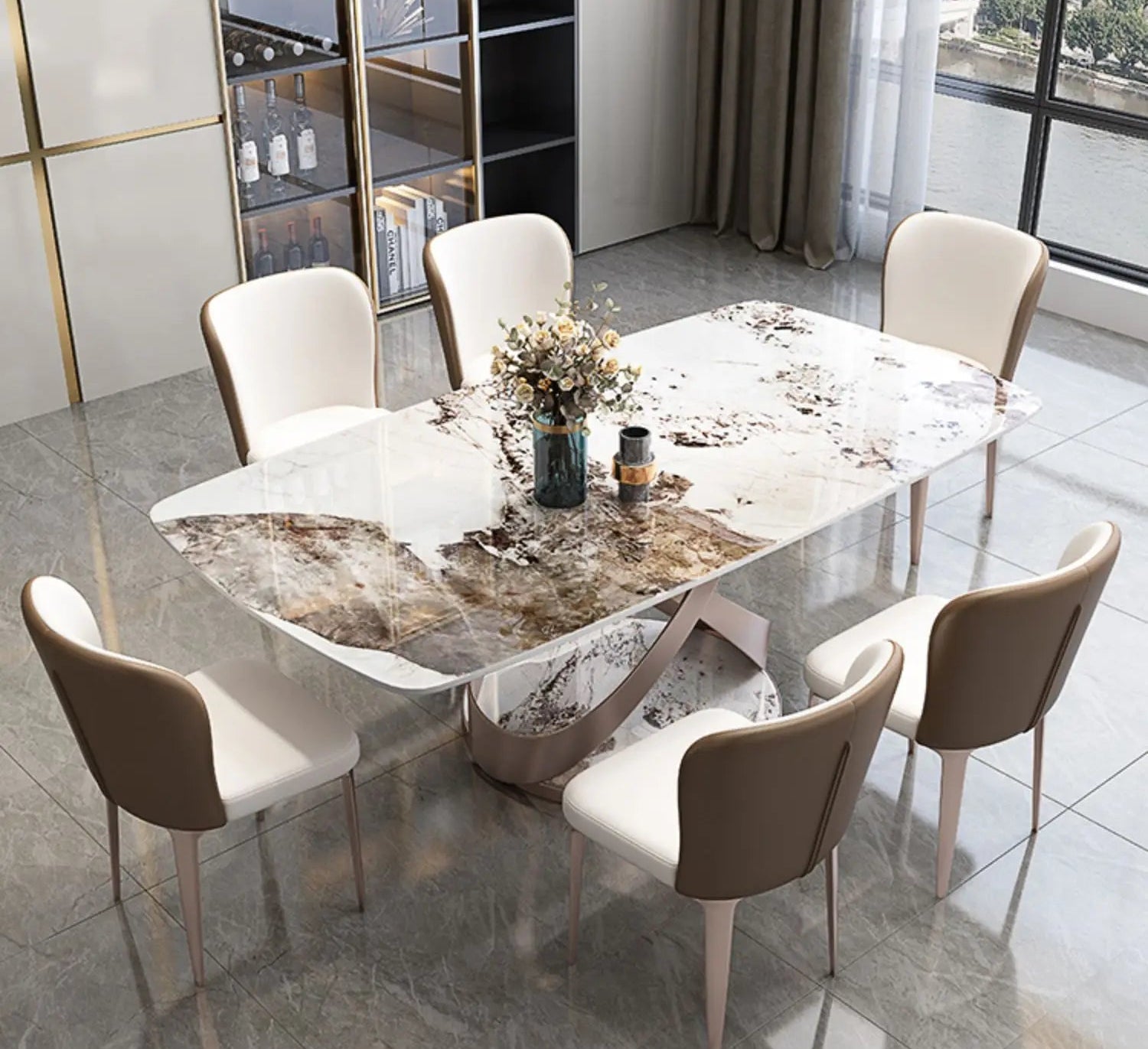 NEXRA™ Modern Marble Multi-Space Table by PurelyhomeDeco