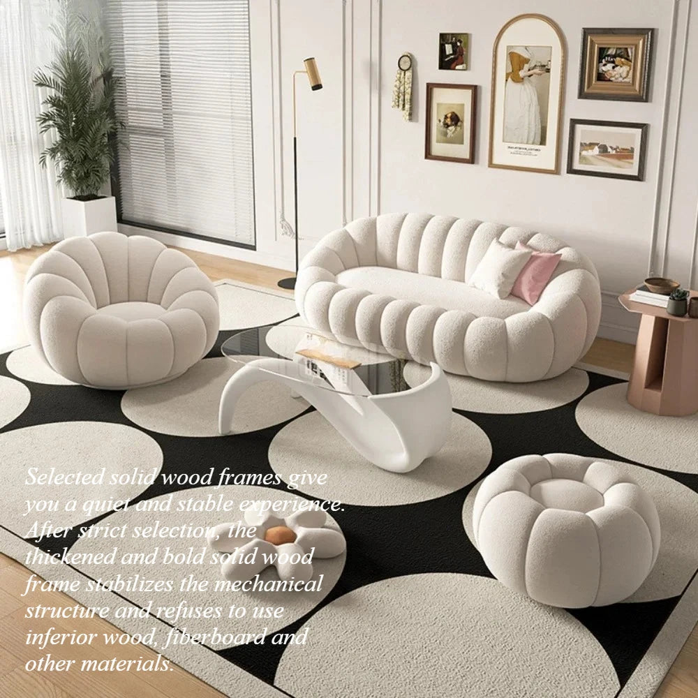 CLOUDKIN™ Pumpkin Sofa by PurelyhomeDeco