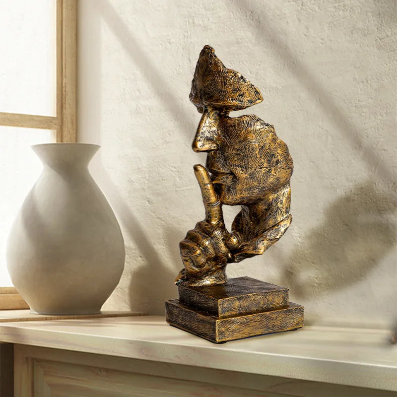 Echo of Silence Sculpture by PurelyhomeDeco