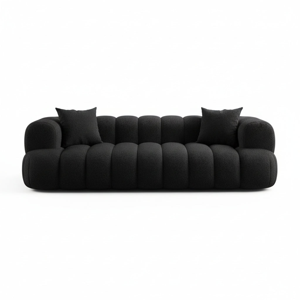 ARCELIA BLANC™ Velvet Cloud Couch | Deep Seat Designer Sofa by PurelyhomeDeco