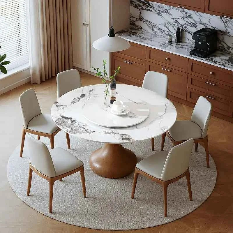 Rotavelle™ Sintered Stone Dining Table by PurelyhomeDeco