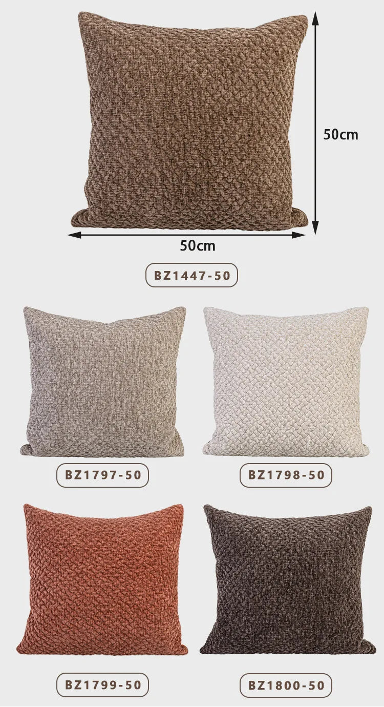 Quilta Chenille Pillow by PurelyhomeDeco