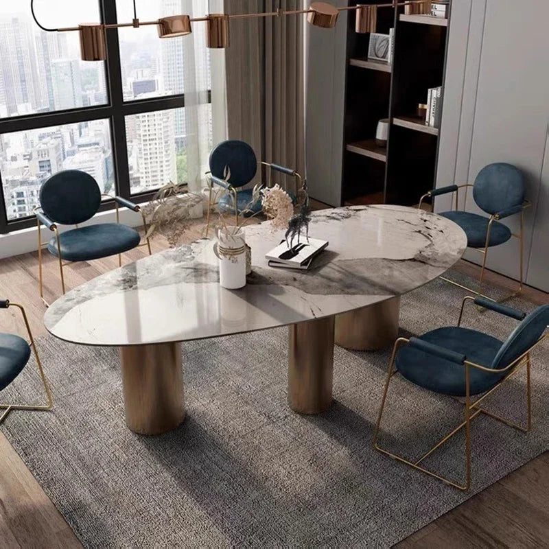 VELØR™ Mid-Century Luxury Dining Table by PurelyhomeDeco
