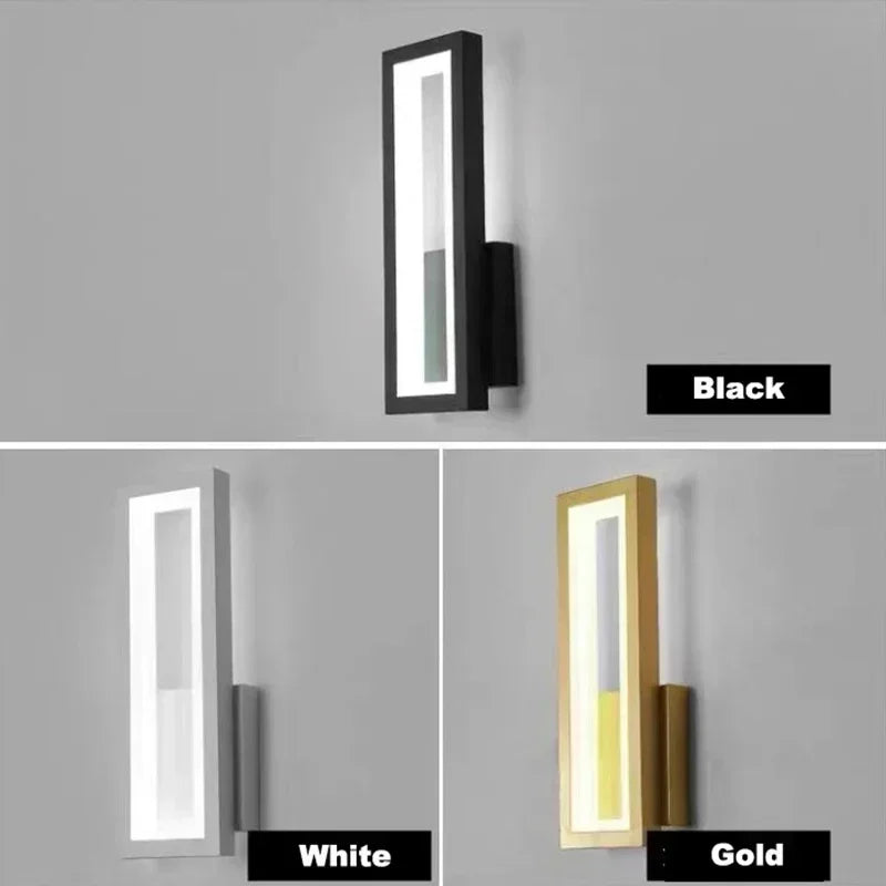 Linéa Duo – Modern Minimalist LED Wall Sconce | Black & White Bedside Light by PurelyhomeDeco