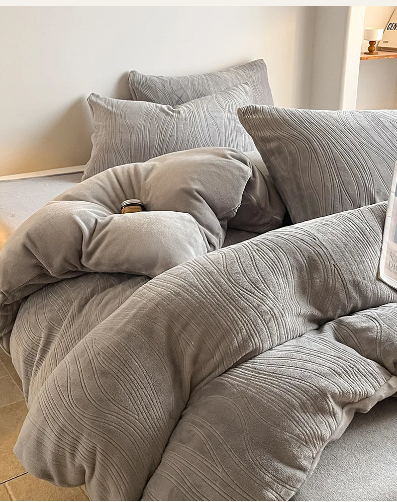 Noctavia Luxe Fleece Ensemble by PurelyhomeDeco