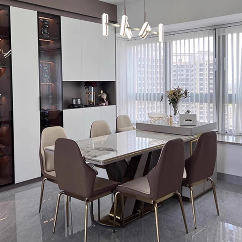 DESORA™ Designer Marble Dining Set by PurelyhomeDeco