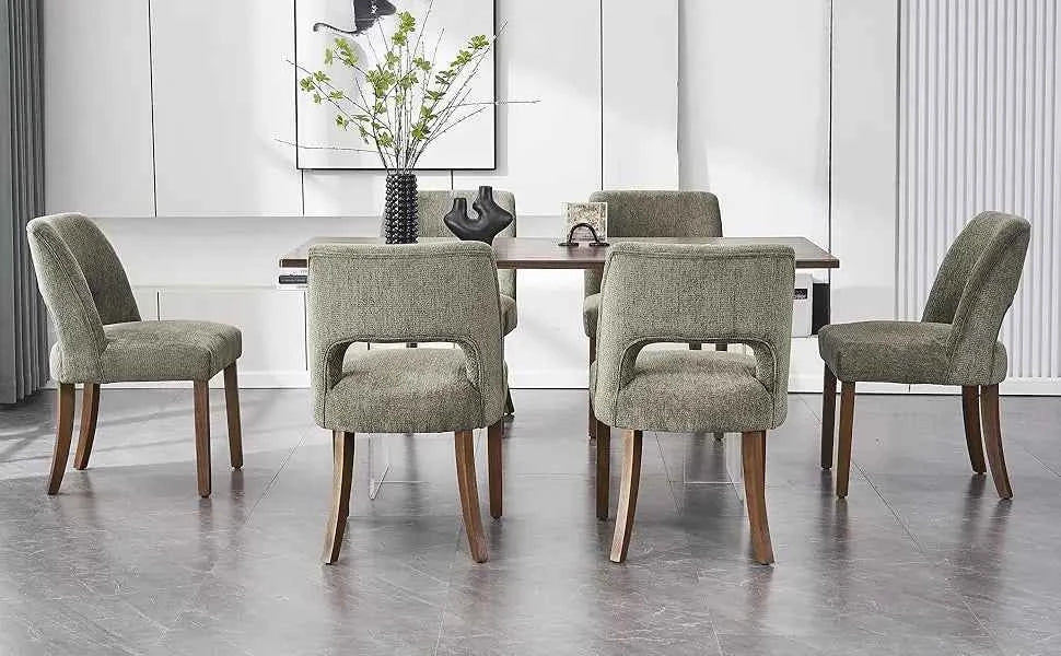 Bravena™ Wooden Dining Chairs – Set of 6 by PurelyhomeDeco