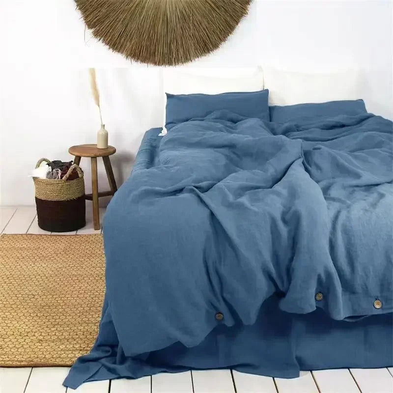 VELARÉ™ Natural French Linen Duvet Cover – Durable, Breathable, Luxury Home Textiles by PurelyhomeDeco