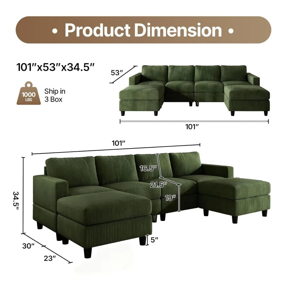 MONTEVERDE ÉLITE™ U-Shaped Lounge by PurelyhomeDeco