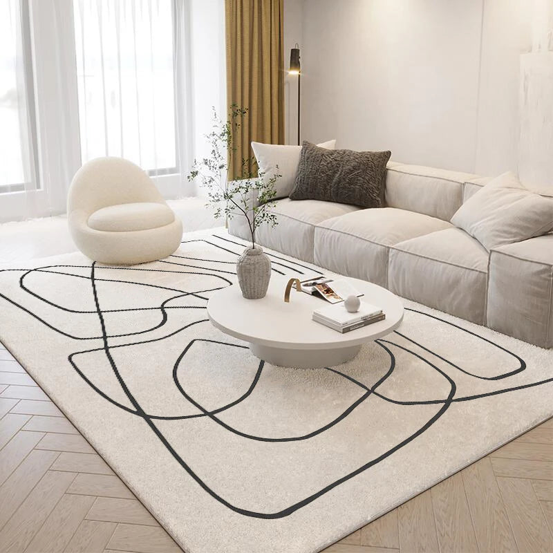 Linovara™ Abstract Plush Rug by PurelyhomeDeco