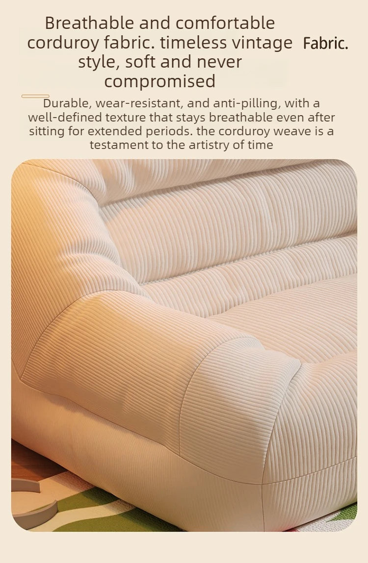 Lazy Bean Bag Sofas Portable Comfortable Small Sofa Relaxing Balcony Living Room Single Sofas Can Lie or Sleep Beanbag Chairs by PurelyhomeDeco