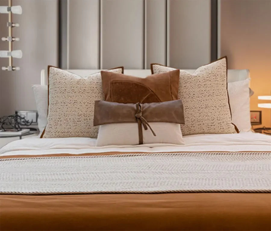 Caramel Aura Cushion by PurelyhomeDeco