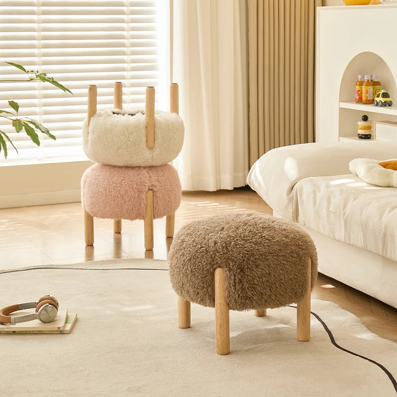 NEOFA™ Elegant Interior Stool | Soft Minimalist Repose-Pieds by PurelyhomeDeco