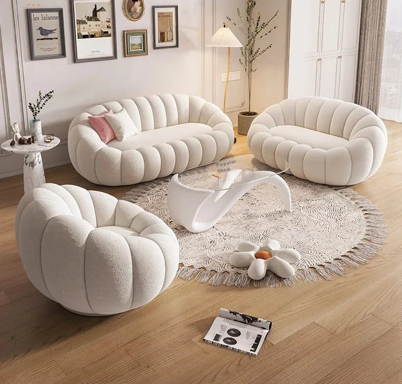 CLOUDKIN™ Pumpkin Sofa by PurelyhomeDeco