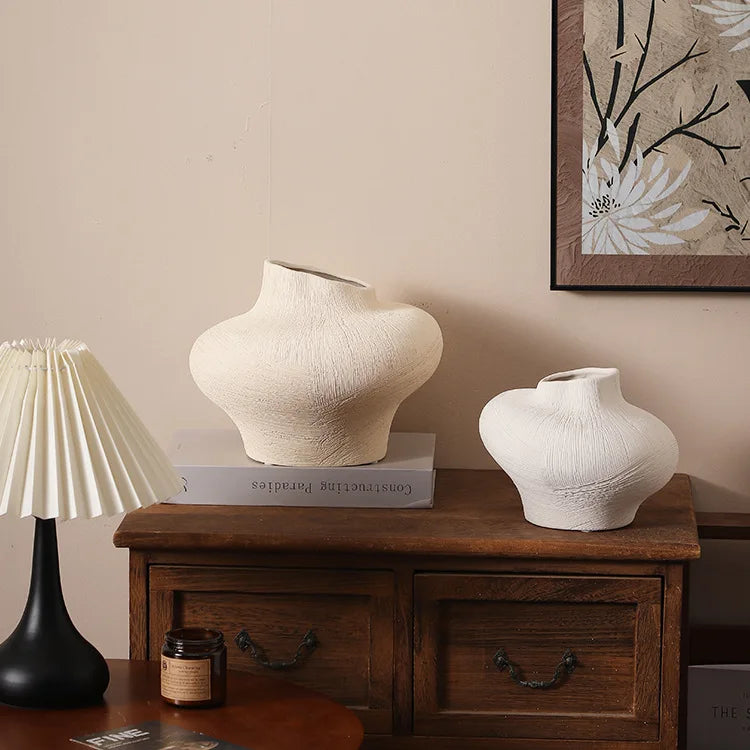 Retro Muse Ceramic Vase by PurelyhomeDeco