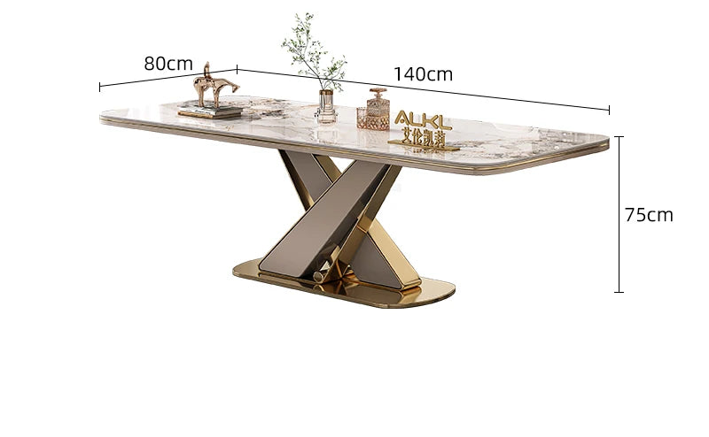 DESORA™ Designer Marble Dining Set by PurelyhomeDeco