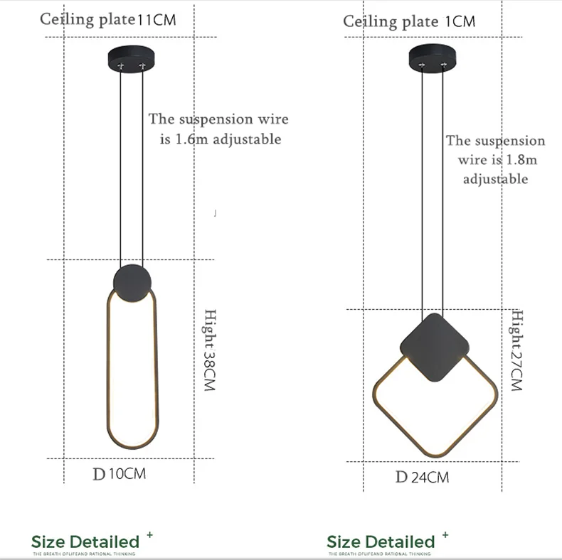 Designer Ring Drop Light by PurelyhomeDeco