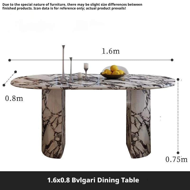Monolith High-Hardness Stone Dining Table by PurelyhomeDeco