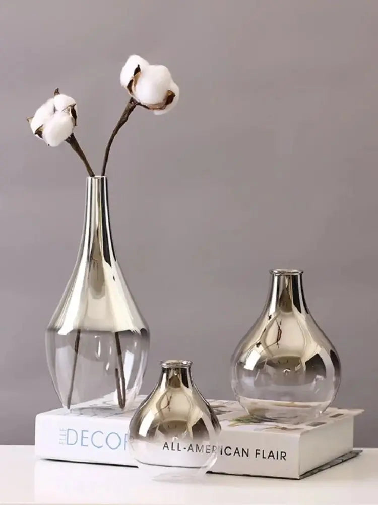 Silver Drift Vase by PurelyhomeDeco