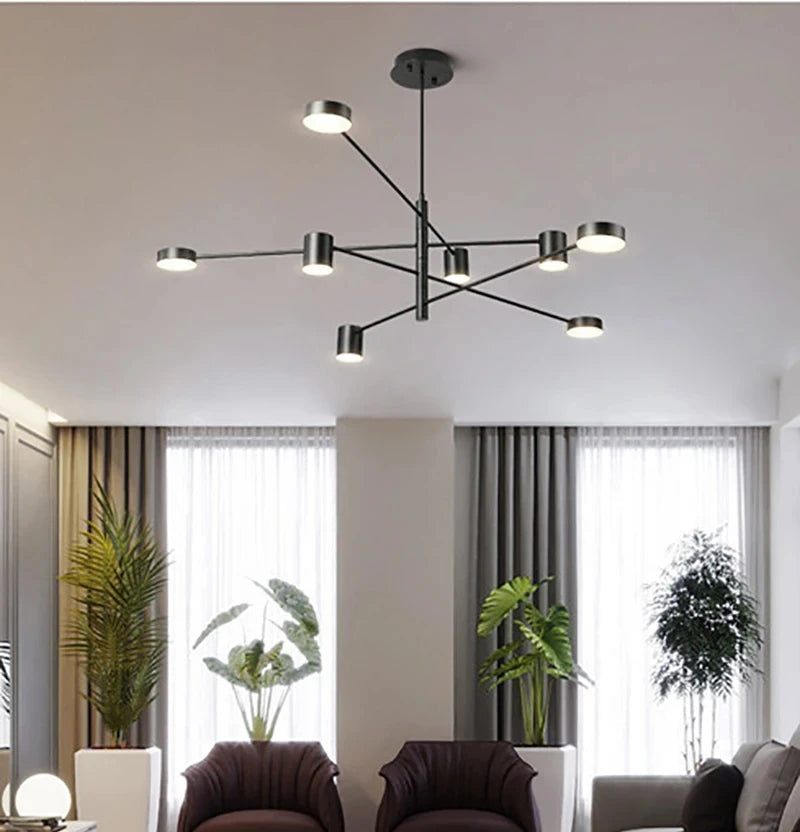 Linea Pivot Chandelier by PurelyhomeDeco