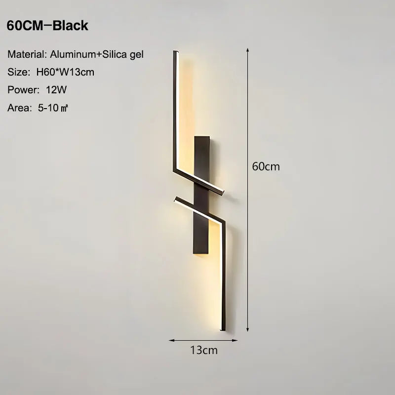 Obsidian Lux Wall Lamp by PurelyhomeDeco