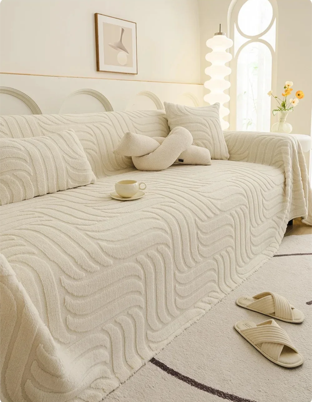 VÉLUNA™ Plush Sofa Cover by PurelyhomeDeco