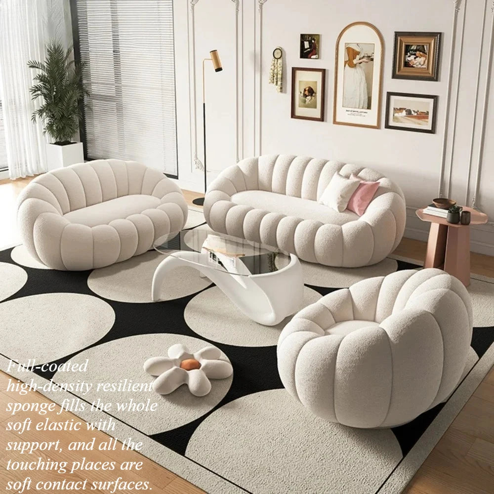 CLOUDKIN™ Pumpkin Sofa by PurelyhomeDeco