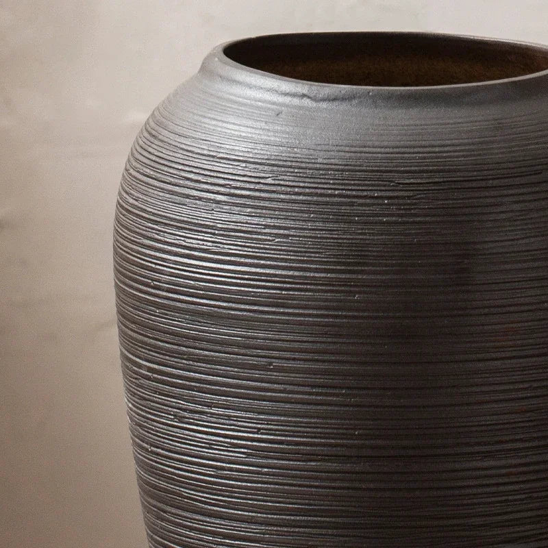 Obsidian Silence Vase by PurelyhomeDeco