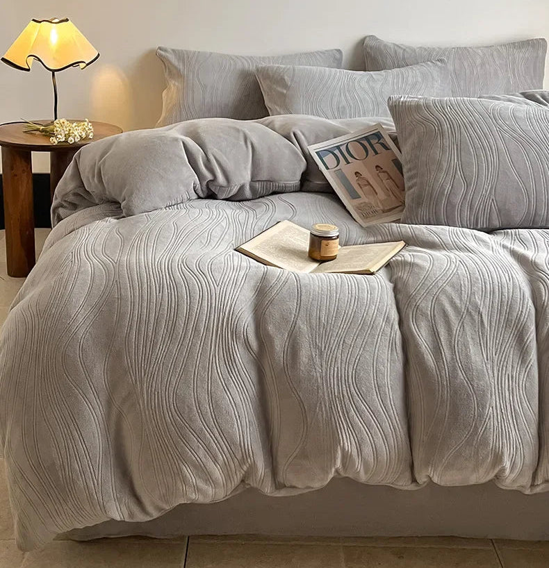 Noctavia Luxe Fleece Ensemble by PurelyhomeDeco